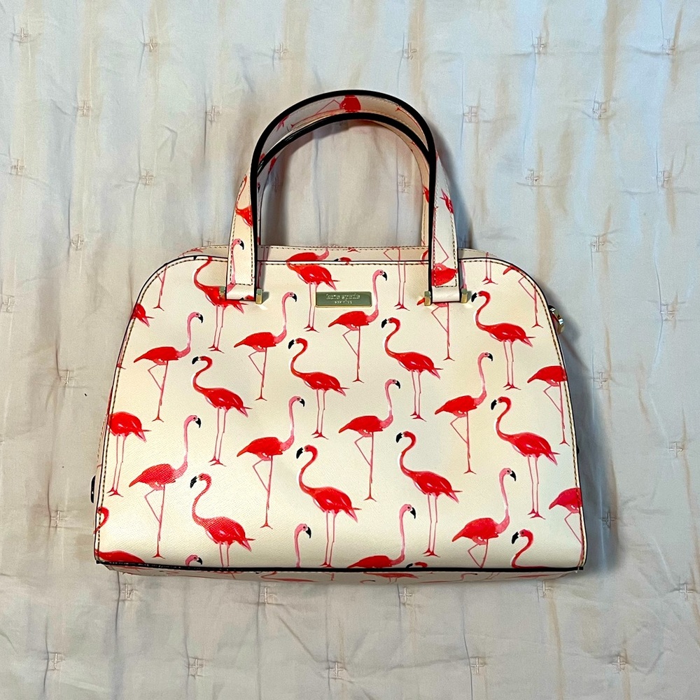 Never Used Kate Spade Flamingo Satchel